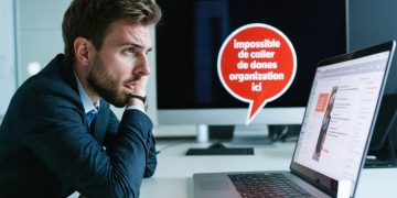 impossible de coller les données de votre organisation ici